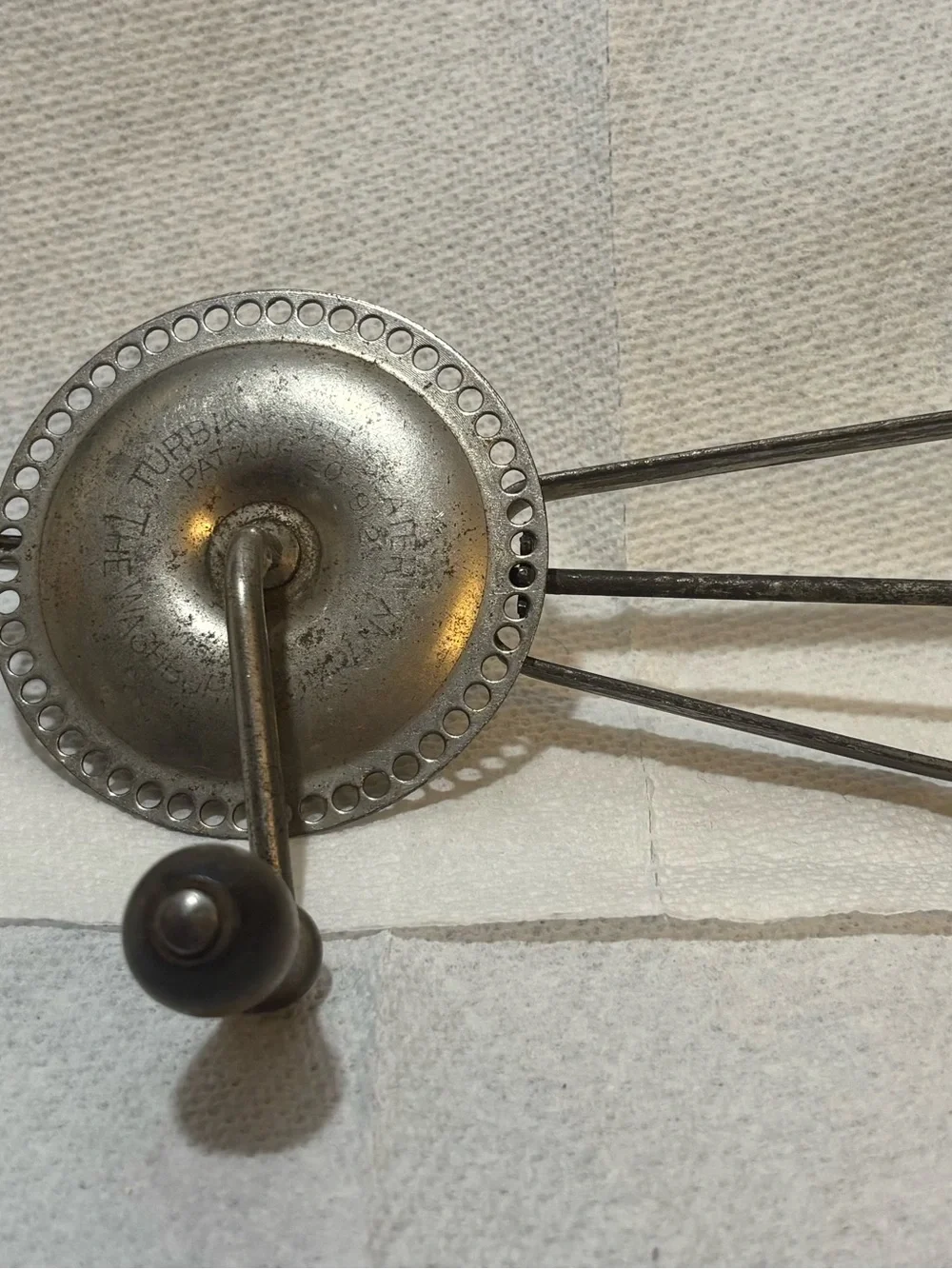 Antique 1912 Turbine Egg Beater – The Washburn Company – Chicago USA